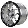 Win Lite Monoblock Drag Pack Single Bead Lock Rear Wheel [17" x 10"] Polished - image 3
