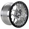 Win Lite Monoblock Drag Pack Single Bead Lock Rear Wheel [17" x 10"] Polished - image 2