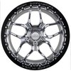 Win Lite Monoblock Drag Pack Single Bead Lock Rear Wheel [17" x 10"] Polished - image 4