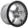 Street Lite Monoblock Drag Pack Single Bead Lock Rear Wheel [17" x 10"] Polished - image 2
