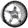 Street Lite Monoblock Drag Pack Single Bead Lock Rear Wheel [17" x 10"] Polished - image 1