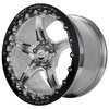 Street Lite Monoblock Drag Pack Single Bead Lock Rear Wheel [17" x 10"] Polished - image 3