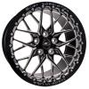 REDLINE Single-Beadlock Monoblock Drag Wheel, Size: 17" x 10", Bolt Pattern: 5" x 4.50", Offset: 65 mm [Black] - image 1