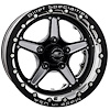 BRDB23510L6145 Double-Beadlock Street Lite Wheel [Size: 15" x 10"] Finish: Black - image 1