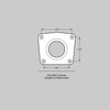 4302355CY 14 in. Pro+ Rear Brake Kit [Comp Yellow, SDZ] - image 3