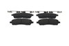 D0702A Rear Brakes Claw Brake Pads for 2001-2008 Dodge Ram 2500/3500, 2006-2008 Dodge Ram 1500 Mega Cab - image 3