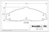 Replacement Brake Pads Fitment: Baer Track4 (T4) Calipers - image 3