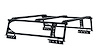 TK-6126 Mid Size Universal Overland Rack - image 1