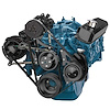 BPP360FDACPS3BK SB MOPAR Front Accessory Drive, Dual-Belt Quick Serpentine w/ ALT, PS, WP, AC, Brackets, Bolts