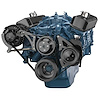 BPP360FDPS3BK SB MOPAR Front Accessory Drive, Dual-Belt Quick Serpentine W/ ALT, PS, WP, Brackets, Bolts - image 1