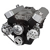 BPP632FDPS2BK BBC (Tall Deck) Front Accessory Drive, V-BELT W/ ALT, PS, WP, Brackets, Bolts