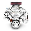 B427K700 Standard Edition GM Compatible Builder Series, Carb, Polished Pulley Kit - image 3