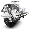 BP302CTFD Ford Small Block Compatible 302 ci. Deluxe Dressed Crate Engine [Front Sump] - image 1
