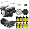Small Block Chevy 350ci Base Engine & Transmission Kit - image 1