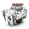 BP38318MPFIK GM Small Block Compatible 383 ci. Multi-Port Fuel Injected Crate Engine w/Polished Pulley Kit