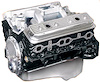 Small Block Chevy 383ci 420 HP Base Crate Engine, Vortec Cast Iron Heads - image 1