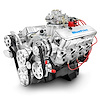 BP4967CTCK GM Compatible Big Block Chevy 496 ci. Deluxe Dressed Carbureted Crate Engine w/Polished Pulley Kit [600 HP] - image 1