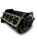 BPP12110347 Small Block Chevy Bare Block, 4 in. Bore, 9.025 in. Deck, 350 Billet Mains [2-Piece Rear Main] - image 3