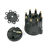 BPP6973BK Pro Billet Ready to Run Distributor Cap & Rotor Kit, Male Cap, Black - image 1
