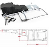 BPP81073BK LS Oil Pan Swap Kit, Low Profile for Hotrod  Muscle Car Engine Swap, Black - image 1