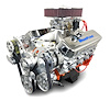 PS5401CTCK Big Block Chevy 540 ci. ProSeries Deluxe Dressed Carbureted Crate Engine w/Polished Pulley Kit [670 HP]
