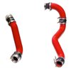 Boost Tube Upgrade Kit Fits Select Chevrolet Silverado/GMC Sierra 2500/3500 HD 6.6L Duramax [Red Powdercoat, Set]