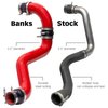 Boost Tube Upgrade Kit Fits Select Chevrolet Silverado/GMC Sierra 2500/3500 HD 6.6L Duramax [Red Powdercoat, Set] - image 3
