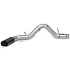 Monster Exhaust System, 5 in. Cerakote Black SideKick Tip for 2020-2022 Chevy/GMC 6.6L Duramax L5P