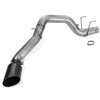 Monster Exhaust System for 2019-2024 Ram 2500/3500 6.7L Cummins Mega Cab Short Bed [Cerakote Black Tip, Single Rear Wheel]
