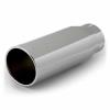 Stainless Steel Exhaust Tip Doublewall Round Straight Cut - image 1
