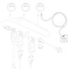 61300-45 OBD-II - iDash-Derringer Module Cable, in Cab, Flat, for iDash DataMonster and Super Gauge - image 3