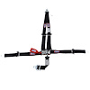 5-Point Latch and Link Racing Harness Black