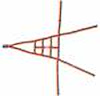 Ribbon ROLL CAGE Net 4 Point NON-SFI STRIPES - image 1