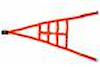 Ribbon ROLL CAGE Net 2 Point NON-SFI ORANGE - image 1
