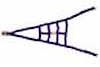Ribbon ROLL CAGE Net 2 Point NON-SFI PURPLE - image 1