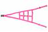 Ribbon ROLL CAGE Net 2 Point NON-SFI HOT PINK - image 1