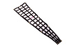 RJS RIBBON WHEELIE BAR NET TAPERED 12x4x48 ORANGE - image 1