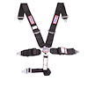 5-Point Cam-Lock Racing Harness Black SFI 16.1