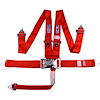5-Point Latch and Link Racing Harness Red - image 1