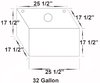 32 Gallon Economy Fuel Cell with Metal D-ring Filler Cap - image 2