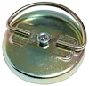 Metal D Ring Fuel Cell Cap Complete Vented Cap Assy Includes Adaptor&Gaskets SILVER - image 1