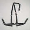 NON-SFI B&T HARNESS 2 PULL DOWN Lap Belt 2 S. H. V ROLL BAR Mount ALL WRAP ENDS RED - image 1