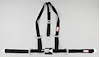 NON-SFI L&L HARNESS 2 PULL UP Lap Belt SNAP SEWN IN 2 S.H. V ROLL BAR Mount w/STERNUM STRAP BOLT PURPLE - image 1