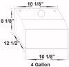 Elite Octane Fuel Aluminum Fuel Cell 4 Gallon Billet Screw-On Cap - image 2