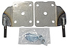 AR-1000F Lower Shock Mounting Plates for 2 1/2 in. Rear Leaf Springs - image 1