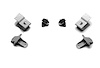 CP-2125 1939-1940 Mercury Small Block Chevy V8 Engine Mounting Kit - image 1