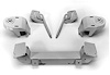 IF-4040CP 1940 Chevy Bolt-On Pinto-Mustang II IFS Crossmember