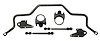 SB-1040RA Rear Sway Bar for 1940 Chevy - image 1