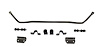 SB-4854PM Front Sway Bar for 1937-1954 Chevy and GMC 1/2 Ton Pickup Truck (Chassis Engineering IFS) - image 1