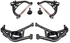 AAK322H Front Upper & Lower A-Arms for 1970-1981 GM F-Body, 1975-1979 GM X-Body [Black Hammertone] - image 1